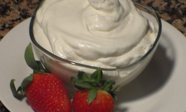 طريقة عمل الكريم شانتيه