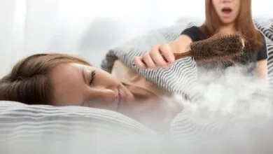 تفسير حلم سقوط الشعر