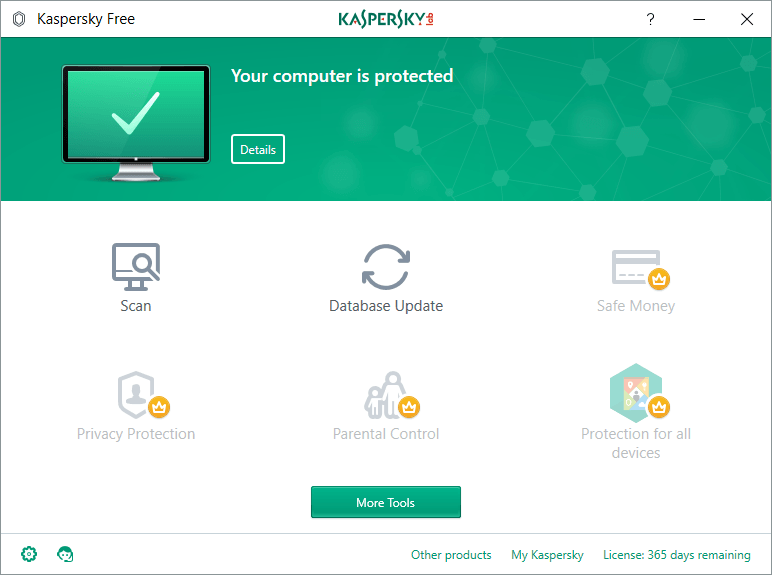 برنامج Kaspersky Free Antivirus