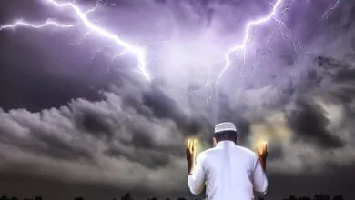 دعاء الرعد والبرق